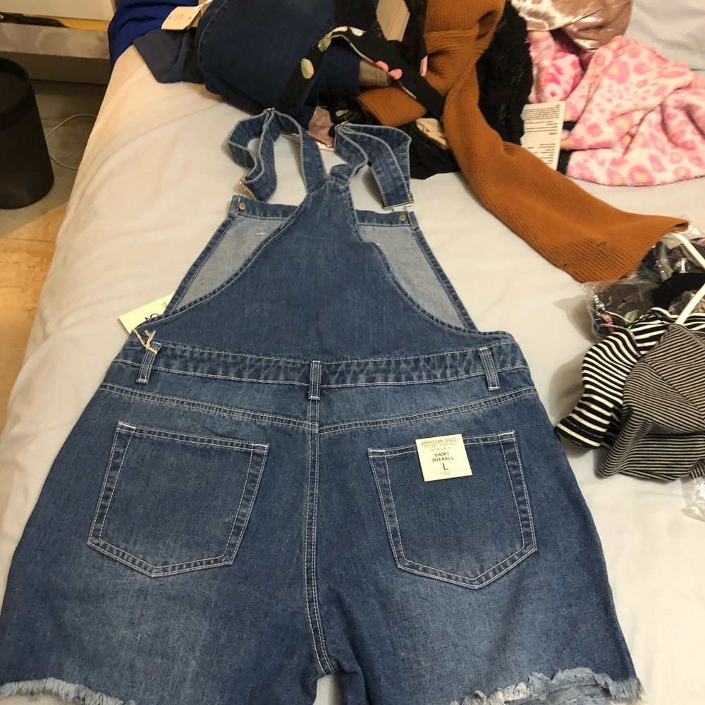 Denim overalls